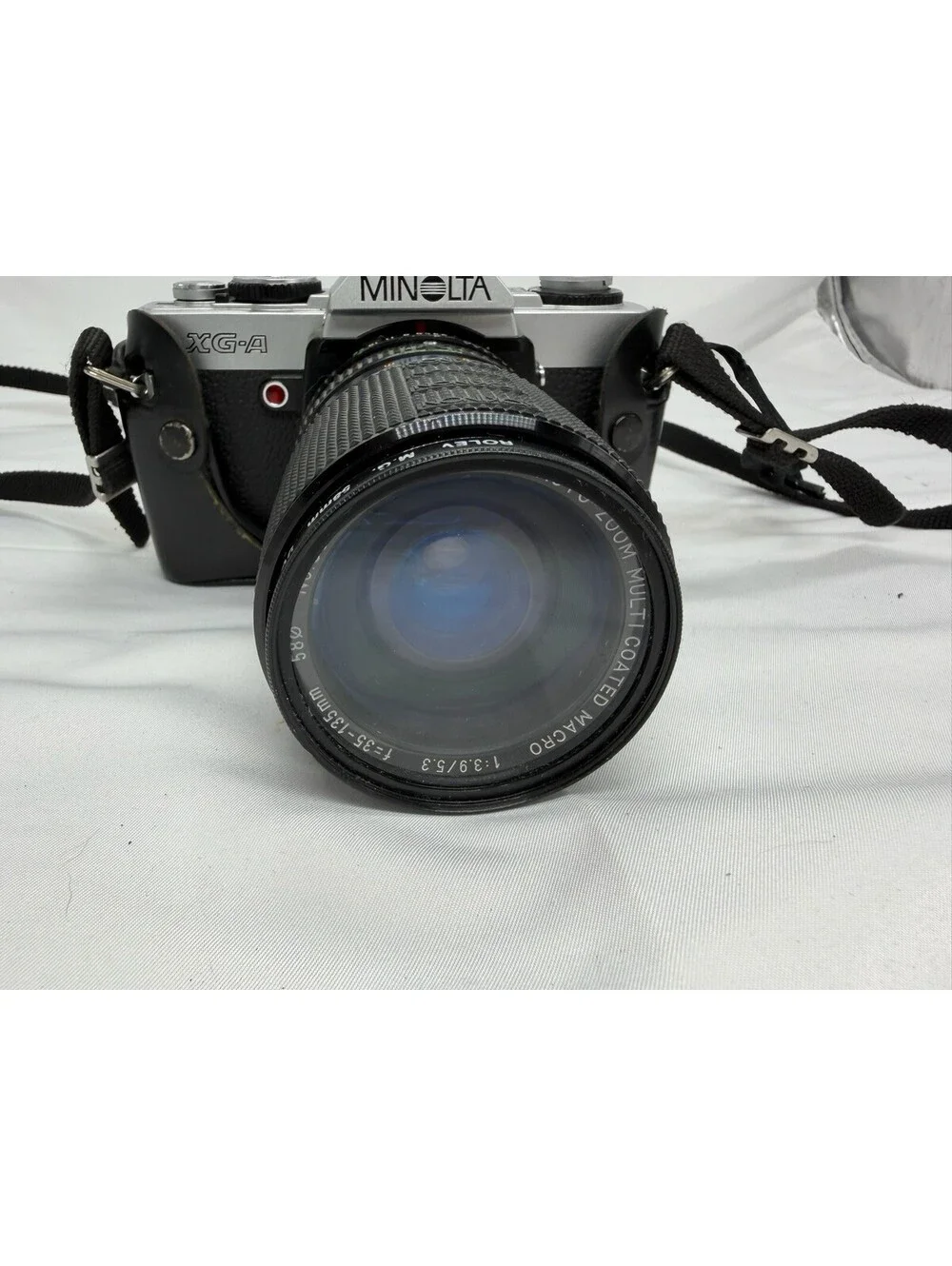 MINOLTA XG-A 35mm SLR Camera with 58mm 1:3.9/5.3 Macro Zoom Lens